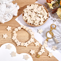 180Pcs Wood Beads&nbsp;WOOD-PA0001-65