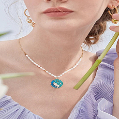 12Pcs 2 Colors Alloy Enamel Pendants&nbsp;ENAM-LP0002-58