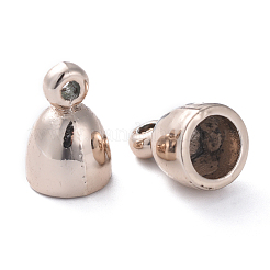 Lead Free & Nickel Free Light Gold Plated Alloy Cord Ends&nbsp;LS-PALLOY-J169-94G-FF