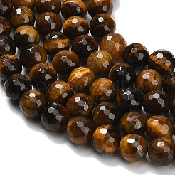 Natural Tiger Eye Beads Strands&nbsp;G-C280-B21-8mm