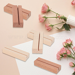 12Pcs 2 Colors Wooden Card Holders Base&nbsp;AJEW-GF0015-01