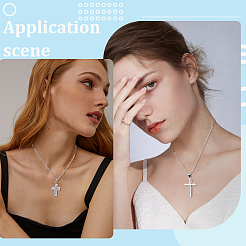 2Pcs 2 Styles 304 Stainless Steel Pendants&nbsp;STAS-BBC0007-71