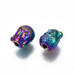 Rack Plating Rainbow Color Alloy Beads&nbsp;PALLOY-S180-347