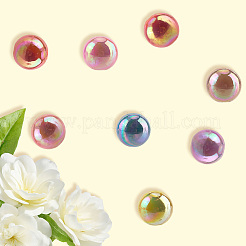 120Pcs 8 Colors Opaque Acrylic Beads&nbsp;MACR-PA0001-11