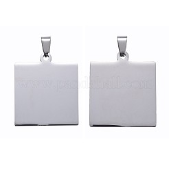 Tarnish Resistant 304 Stainless Steel Pendants&nbsp;STAS-I140-27S