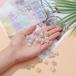 125Pcs 10 Style Transparent Acrylic Beads&nbsp;TACR-YW0001-38