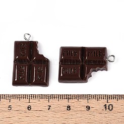 Opaque Resin Pendants&nbsp;RESI-T056-07B