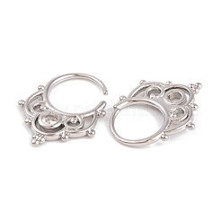 Rack Plating Brass Cubic Zirconia Earrings&nbsp;EJEW-S219-11P