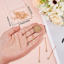 20Pcs Brass Chain Extender&nbsp;KK-BBC0016-36