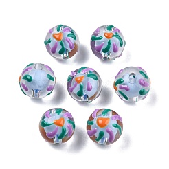 Transparent Acrylic Enamel Beads&nbsp;TACR-G040-01R
