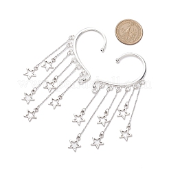 Star Tibetan Style Alloy Cuff Earrings for Women&nbsp;EJEW-TA00525