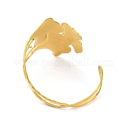 304 Stainless Steel Open Cuff Bangles&nbsp;BJEW-K264-01G-01