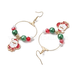 Alloy Enamel Dangle Earrings&nbsp;EJEW-JE06144