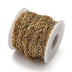 Ion Plating(IP) 304 Stainless Steel Rope Chains&nbsp;CHS-H025-16G-03