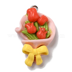 Opaque Resin Pendants&nbsp;RESI-D055-050P