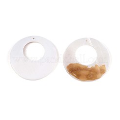 Natural Freshwater Shell Pendants&nbsp;SHEL-T020-45A