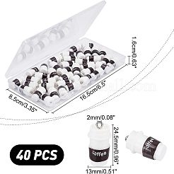 40Pcs Resin Pendant&nbsp;RESI-CA0001-24