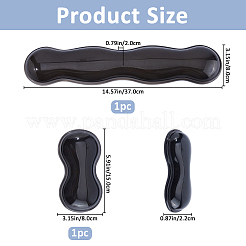 2Pcs 2 Styles Silicone Keyboard Wrist Rest&nbsp;AJEW-FH0007-62A