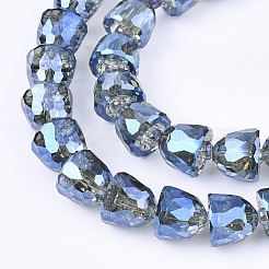 Electroplated Glass Beads&nbsp;EGLA-T016-01