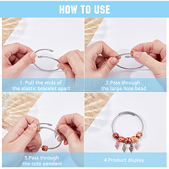 24Pcs 304 Stainless Steel Twisted Rope Shape Bangles for Women&nbsp;BJEW-HS0001-02