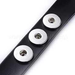 Leather Chunk Bracelet Making&nbsp;LS-AJEW-R014-3
