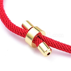Adjustable Nylon Cord Slider Bracelets&nbsp;BJEW-Z002-01G