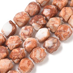 Natural Red Netstone Beads Strands&nbsp;GG-CBAF8A8-A02-01