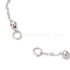 304 Stainless Steel Ball Link Chain Bracelet Making&nbsp;AJEW-JB01305-02