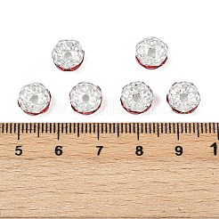 Brass Grade A Rhinestone Spacer Beads&nbsp;RSB030NF-08
