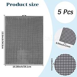 Rectangle Plastic Mesh Canvas Sheets&nbsp;DIY-WH20066-006A