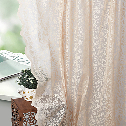 2Pcs Polyester Lace Fabric&nbsp;DIY-MA0007-14B