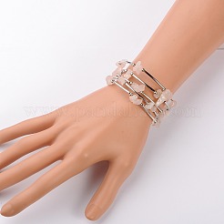 Gemstone Chip Warp Bracelets&nbsp;BJEW-JB01517-01