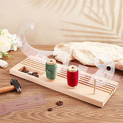 Wood Quilting Ruler Holder&nbsp;TOOL-WH0136-72