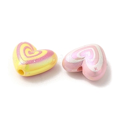 Plated AB Acrylic Beads&nbsp;X-OACR-B020-03