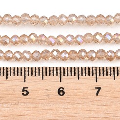 Electroplate Glass Beads Strands&nbsp;LS-EGLA-R048-2mm-33