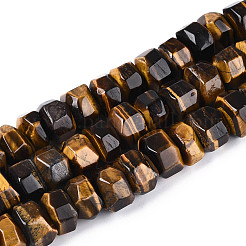Natural Tiger Eye Beads Strands&nbsp;G-N347-17A-02