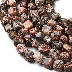 Natural Leopard Skin Jasper Beads Strands&nbsp;G-B161-A03-01