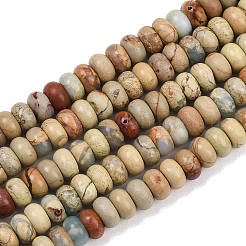 Natural Shoushan Stone Beads Strands&nbsp;G-L647-D11-4x6mm
