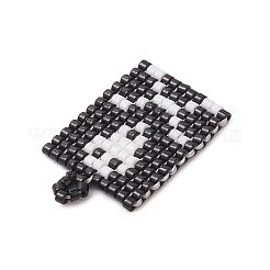 Seed Beads Beaded Pendants&nbsp;PALLOY-MZ00247
