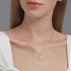 30Pcs Brass Micro Pave Cubic Zirconia Charms&nbsp;KK-BBC0015-20
