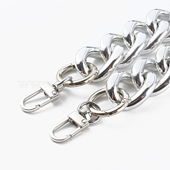UV Plating ABS Plastic Linking Rings Bag Handles&nbsp;AJEW-BA00084-01