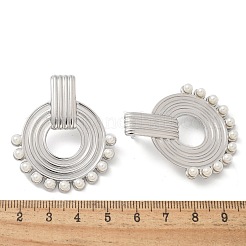 304 Stainless Steel ABS Imitation Pearl Stud Earrings&nbsp;LS-EJEW-M069-02P