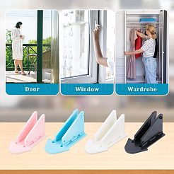 4Pcs 4 Colors Plastic Adhesive Backed Sliding Door Locks&nbsp;KY-GF0001-28