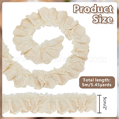 5M Cotton Embroidery Wrinkle Lace Trim&nbsp;OCOR-AR0002-06B
