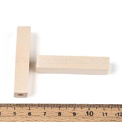 Unfinished Wood European Beads&nbsp;WOOD-S659-13-LF