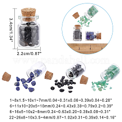23Pcs Transparent Glass Wishing Bottle Decoration&nbsp;DJEW-PH0001-15