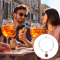 DIY Wine Glass Charm Making Kit&nbsp;DIY-BC0005-58