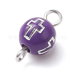 7Pcs 7 Colors Plating Acrylic Connector Charms&nbsp;PALLOY-JF02895