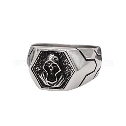 316L Surgical Stainless Steel Finger Rings for Men&nbsp;FS-WG2869D-05