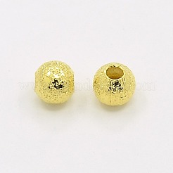 Brass Textured Beads&nbsp;LS-EC247-G